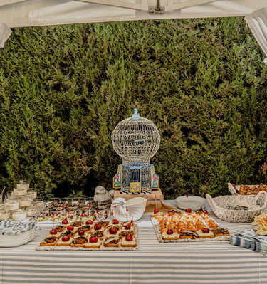 Buffets personalizados para eventos en Málaga. Sabor, decoración y estilo en cada detalle