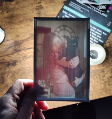 Lithophanie couleur en impression 3D