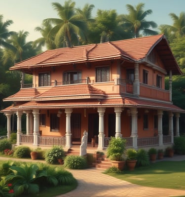 A stunning exterior view of a high-quality residential project.