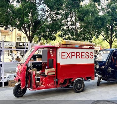 express delivery electric trike