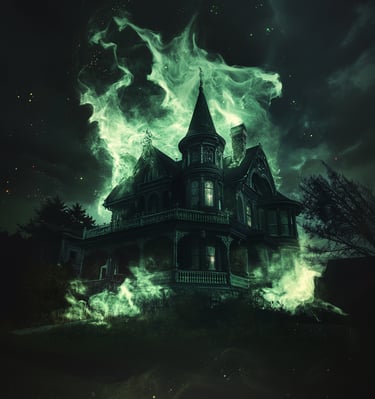 Haunted Mason’s Manor glows with spectral energy at its fall
