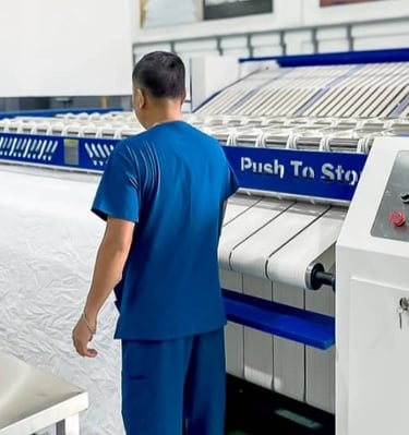 equipo de planchado hotelero