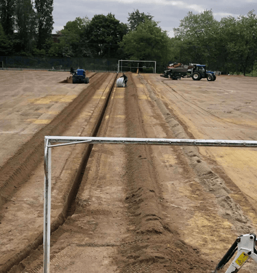Travaux terrain CS Biergeois