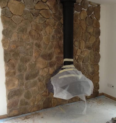 Naturstein in Wohnzimmer Hanau – Natursteinverlegung durch Kißenbeck