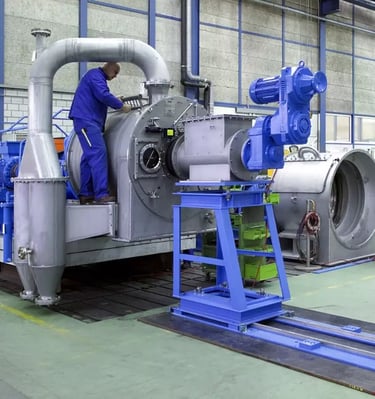 Pusher Centrifuge Installation
