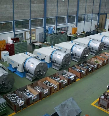 Pusher Centrifuge production line in series