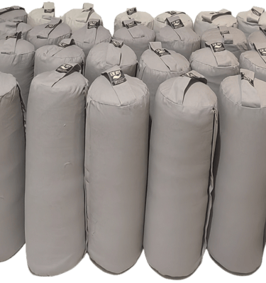 a set of high quality yoga bolsters for rent