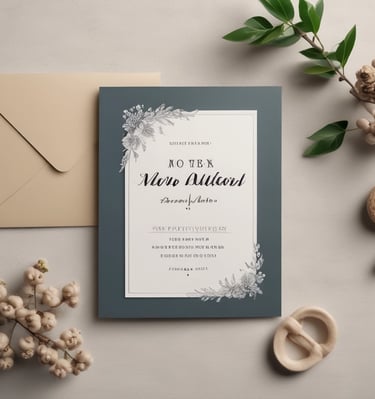 Corporate event with branded roll-up banners and personalized gift bags on display.