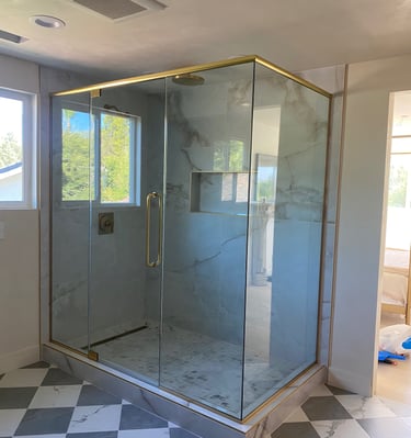 shower soor installation