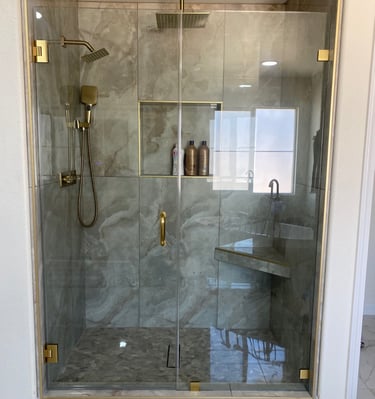 shower soor installation