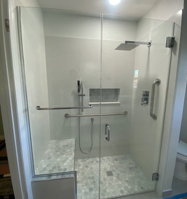 shower soor installation
