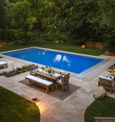 Outdoor Living Space Redesign North Sea, NY Poolscapes