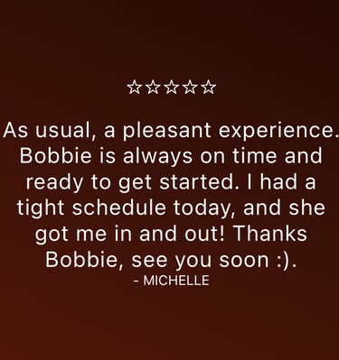 5 star esthetician review South Bay Redondo Beach