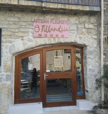 Enseigne pour une boutique de fleuriste