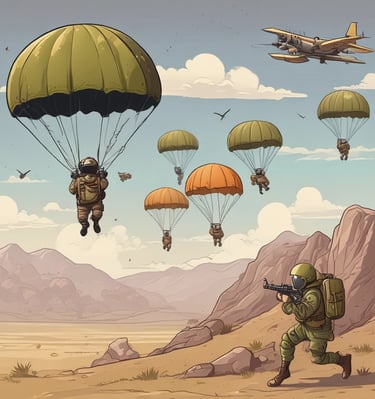 Play Paratroopers Vs Commando 2D game