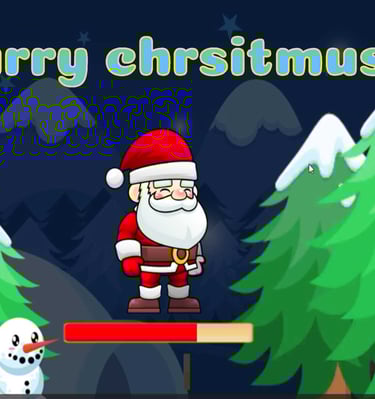 santa christmas 2d