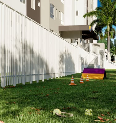 a colorful kite flying over a grassy field