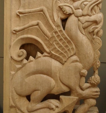 Pancras Lane Benches by Sarah Liptrot - City of London Dragon