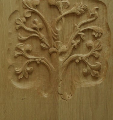 Pancras Lane Benches by Sarah Liptrot - Tree