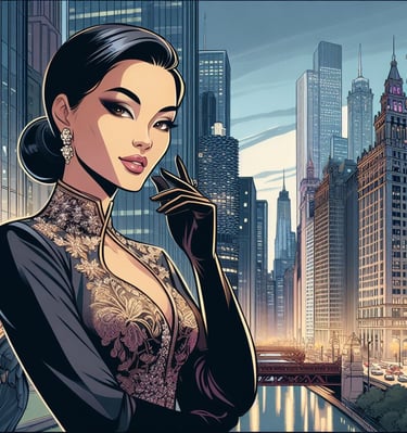 Kim Lee is confident and ambitious and exudes power on Chicago's financial scene.