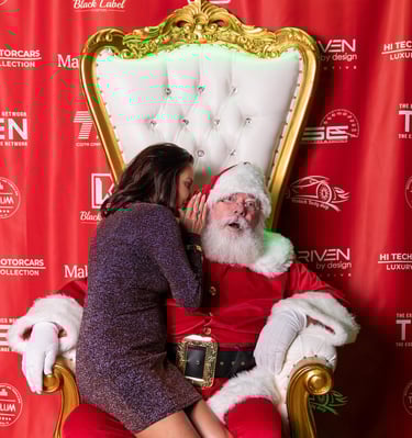 The Santa Cowboy gets a 'private Christmas Wish