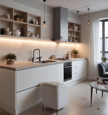 Freshly vacuumed carpet in a cozy Westchester home.