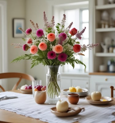 A sunlit living room where residents gather, sharing smiles and stories