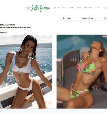 Women in Luli Fama bikinis