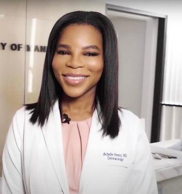 A female doctor in a healthcare setting