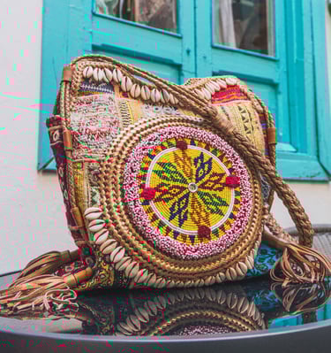 Bolso estilo boho Ibiza Ghaliaria Moda tienda en Dénia