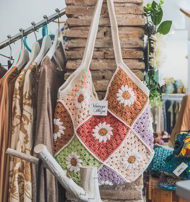 Bolso estilo boho Ibiza Ghaliaria Moda tienda en Dénia