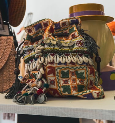 Bolso estilo boho Ibiza Ghaliaria Moda tienda en Dénia