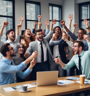 A bold, eye-catching graphic promoting innovative process methods with strong typography.