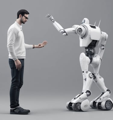 An abstract digital lion composed of glowing circuits symbolizing AI power