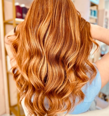 Balayage caramelo