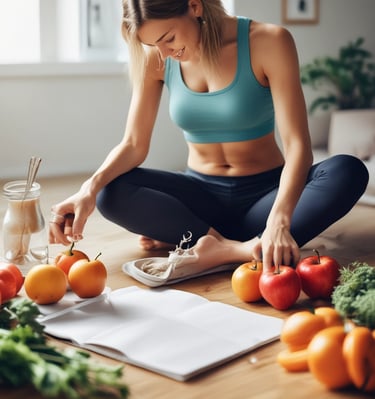 Doctors consulting attentively in a brightly lit clinic room.