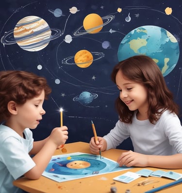 A volunteer explaining a programming concept on a whiteboard to attentive learners.