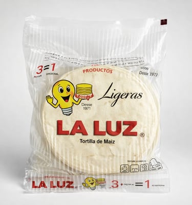 Tortillas ligeras de maíz Tortillería La Luz