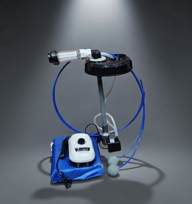 Living Water biorector system kit.