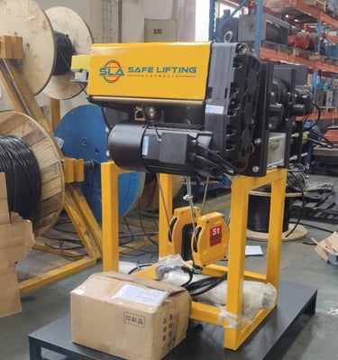wire rope hoist - safe lifting