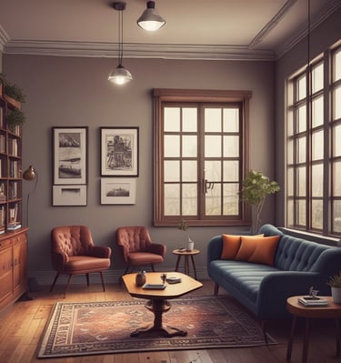 Casual group coaching session with men engaging in deep conversation.