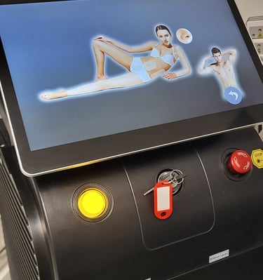 Technologie de soin pour épilation au laser diode manche froid - Belly Belle Montréal Villeray