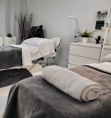 Salle de soin chez Belly Belle Esthétique & Cils, montreal, St-Michel, Villeray