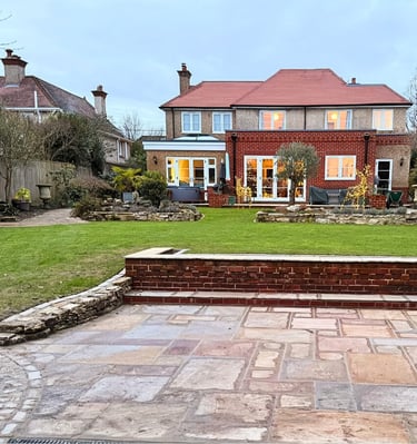Patio Landscaping Stonework