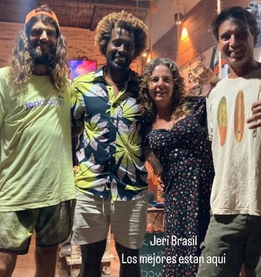 Kite school chop activity. Owners, instructor and celebtrity