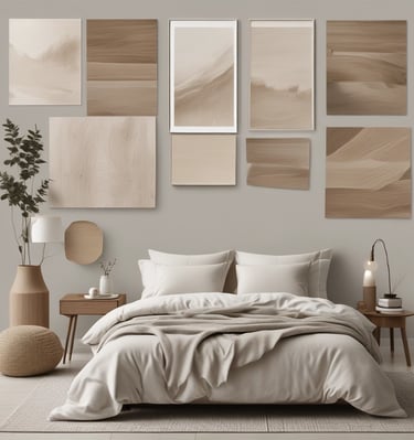 Modern kitchen with clean lines, light grey cabinetry, and subtle cream backsplash.
