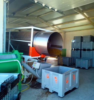 Linija za prosijavanje velikog kapaciteta u pogonu