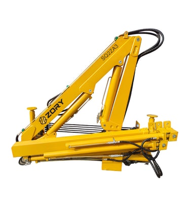 2 ton knuckle boom truck mounted crane