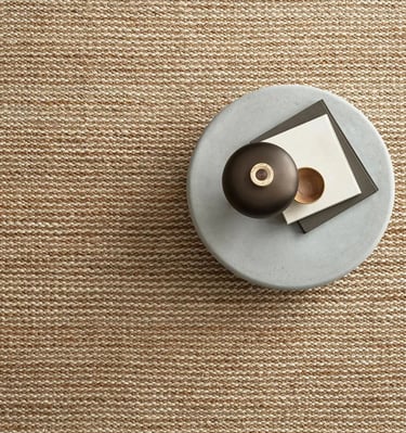 Minimalist modern rug design by Rasida Creation, handmade with care