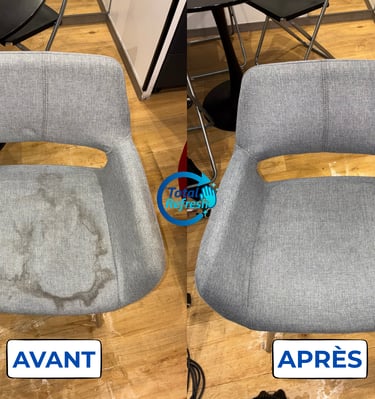 nettoyage chaises à domicile